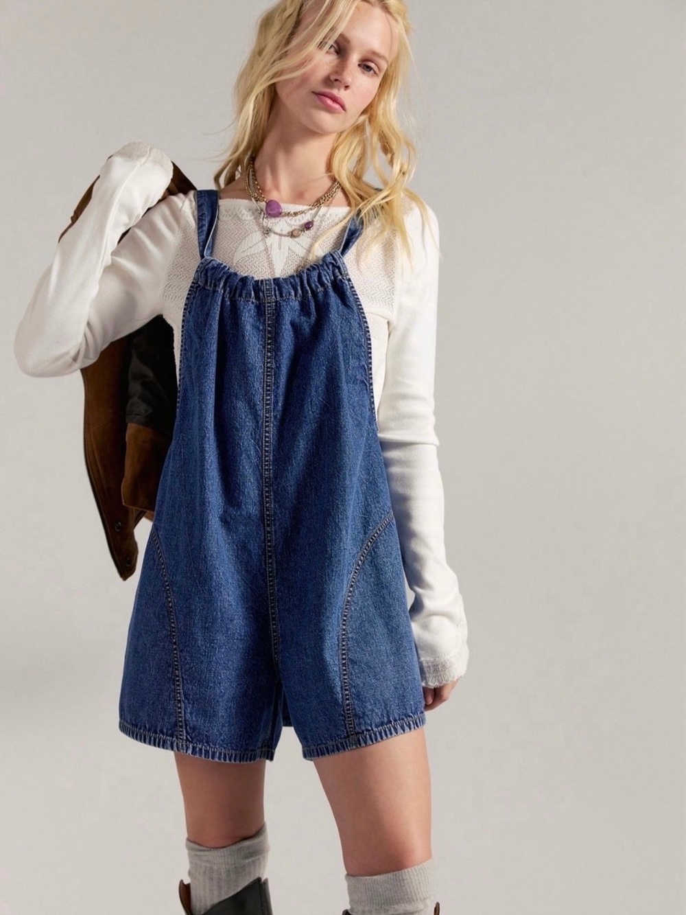 Free People freebird shortalls